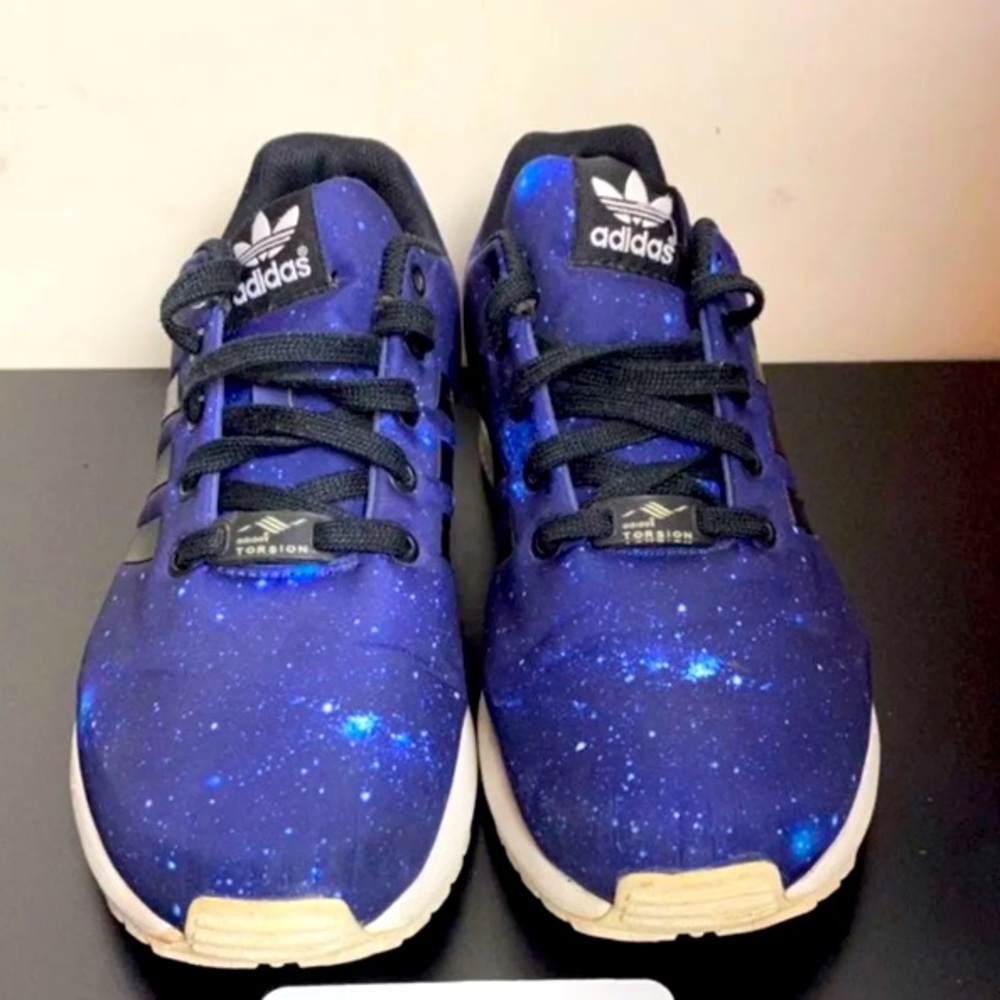 Adidas Torsion zflux Galaxy Space shoes Blue